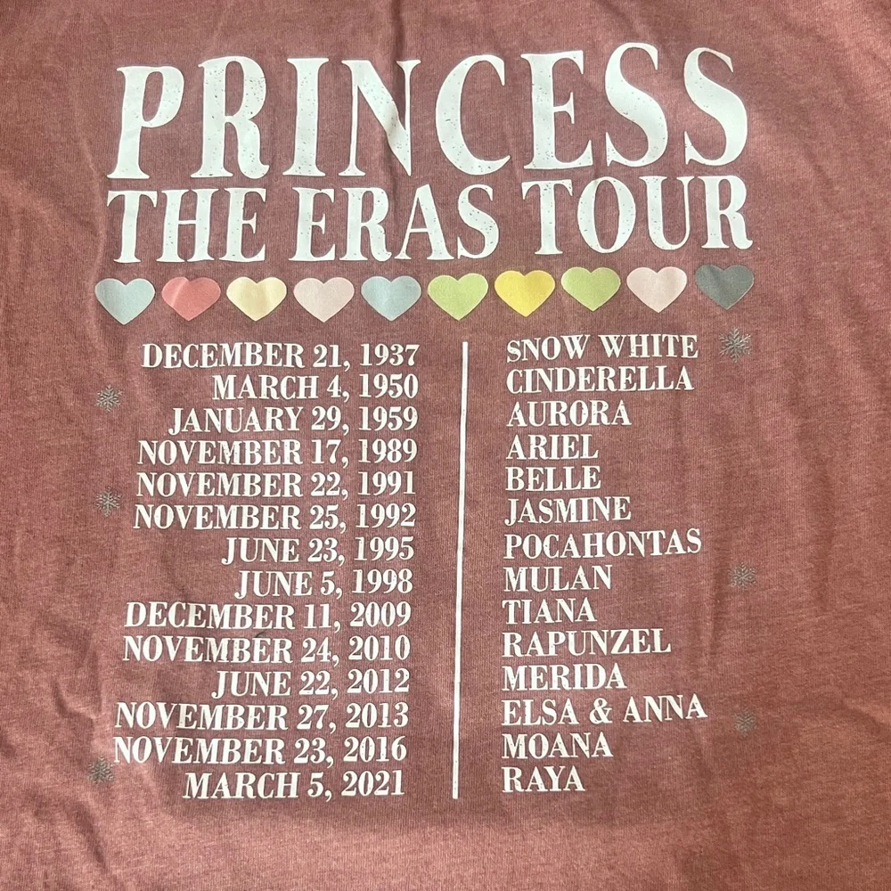 Charming Princess Tour Kids T-Shirt - Rose - Picture 5 of 5